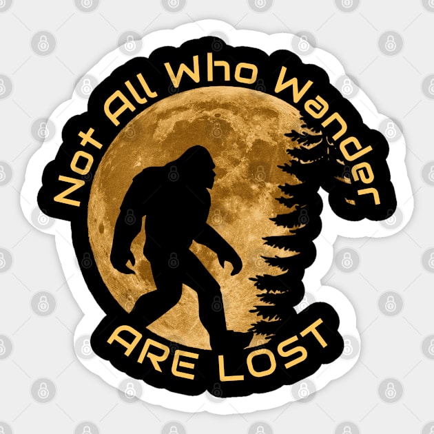 Bigfoot Sticker by TShirtHook